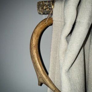 Antler Hook Wall Accent in Natural Brown